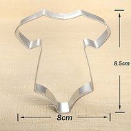 Sher Baby's Clothing Jumper Shape Cookie Cutters Fruit Cut Molds Stainless Steel N4