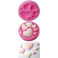 Y&amp;XL&amp;H Fondant Heart Shape Silicone Mold,Craft Mold,Decorative Cake Mold N2
