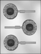 CK Products 2-3/4-Inch Sunflower Sucker Chocolate Mold