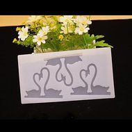 Y&amp;XL&amp;H Love Swan Couple Shape Chocolate Plugin Mold for Cake Decoration Silicone Material N3