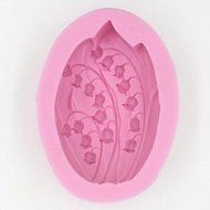 Y&amp;XL&amp;H Flower Shaped Fondant Cake Chocolate Silicone Mold Cake Decoration Tools,L9.5cmW7cmH3.3cm