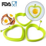 Home.lolo Heart Shape Silicone Egg Cake Ring Mould Frying Pancake Omelette Mold SCO03-01 N2