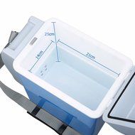 New 12V Blue Car Small Refrigerator Mini Fridge Cooler/Warmer-7.5 L N8