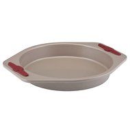 Paula Deen Signature Nonstick Bakeware with Red Grips 9-Inch Round Cake Pan N2