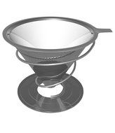 JIRO Stainless Steel Pour Over Coffee Maker -- Reusable Permanent Drip Coffee Maker -- Coffee Dripper Design for...