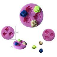 Y&amp;XL&amp;H Three Flower Shape Cake Border Fondant Cake Molds Soap Chocolate Mould The Kitchen N3