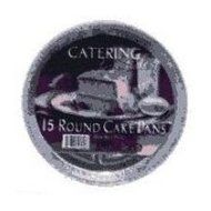 Handi Foil Round Cake Pan, 15 inch -- 12 per case.
