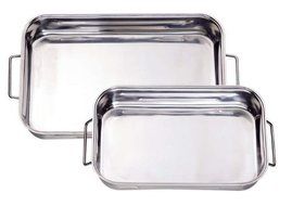 ELO 53630 Stainless Steel 11.75-Inch By 8.75-Inch Roasting Pan