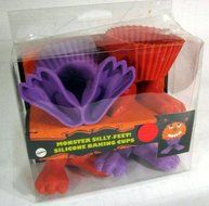 Monster Silly Feet Silicone Baking Cups