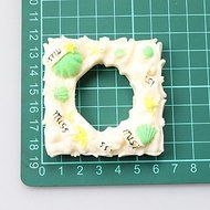 Y&amp;XL&amp;H Sea World Shell Resin Jewelry Box Chocolate Silicone Molds,Decoration Tools Bakeware N3