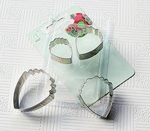 Anyana 4pcs set Peony Flower Petals Stainless Steel Cookie Cutter Cake Mould Tool Kitchen Tool Sugar Paste Baking... N7