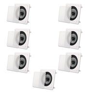 Acoustic Audio CS-I82S In Wall / Ceiling 8" Home Theater 7 Speaker Set 2100 Watts CS-I82S-7S