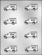 CK Products 2-1/4-Inch Ambulance Chocolate Mold