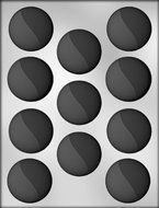 CK Products 1-5/8"Circle W/2 Levels Choc Mold