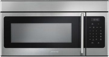 Smeg OTR316XU 30" Classic Design 1.6 cu. ft. Over the Range Microwave with Child Safe Lock Two Halogen Lights...