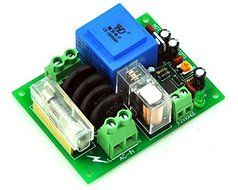 Electronics-Salon 115Vac Mains Power ON Delay Soft-start Protection Module, with 12 Vdc Regulator. N6