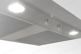 Imperial 42 inch W x 18 1/8 inch D x 10 inch H Ventilator Power Packk with Baffle Filters, 635 CFM, Stainless...