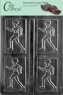 Cybrtrayd S012 Sports Chocolate Candy Mold, Female Jogger