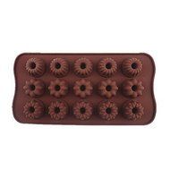 Y&amp;XL&amp;H 15 Hole Gollum Flowers Shape Cake Ice Jelly Chocolate Molds,Silicone21&iexcl;&Aacute;10.7&iexcl;&Aacute;2CM(8.3&iexcl;&Aacute;4.2&iexcl;&Aacute;0.8INCH)