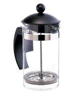 GROSCHE Findon 34 oz/1000 ml French Press: Extra Ultra-fine Micro-mesh Filter, Schott Germany Glass Beaker. INCLUDES... N4