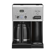 Cuisinart CHW-12 Coffee Plus 12-Cup Programmable Coffeemaker with Hot Water System, Black/Stainless (Certified... N2
