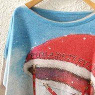 Knit Sweater,Morecome Womens Christmas Batwing Long Sleeve Loose Knitwear Tops (D) N5