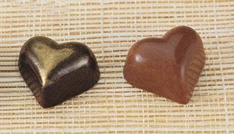 Polycarbonate Chocolate Mold Heart, 35 Cavities