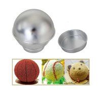 SHINA 3D Sport Aluminum Ball Sphere Cake Pan Baking Mold Bakeware Tin Kitchen Mould N2
