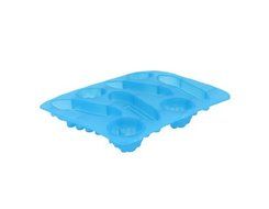 Titanic Ocean Liner and Iceberg Shaped Ice Cube Trays Ice Mold Ice Maker (Blue) N8