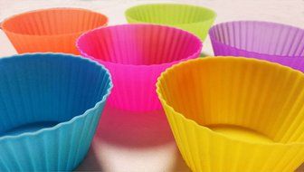 Bestdeal Silicone Baking Cups Standard Non- Stick Food Grade Baking Molds for Muffin Neon Colored Reusable Cup... N6
