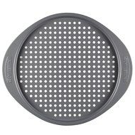 Farberware Nonstick Bakeware 13-Inch Round Pizza Crisper, Gray N3