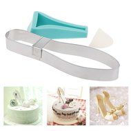 Huayang|Silicone High-heeled Shoes Shaped Mold Fondant Cake Mould Decorating Baking Tool N4