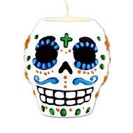 Beistle 00932 6-Piece Day of The Dead Male Tea Light Holder
