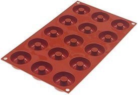Silikomart Orange Non Stick Small Donut - 15 Forms N3