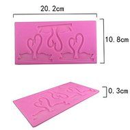 Sher Swan liquid Style Sugar Candy Fondant Cake Molds For The Kitchen Baking Molds N2