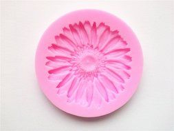 Wocuz W0192 1 Capacity Sunflower Shape Silicone Candy Fondant Chocolate Making Mold