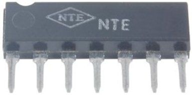 NTE Electronics NTE1135 Integrated Circuit High Gain Audio Pre-Amplifier, 7-Lead SIP Case, 20V Power Supply Voltage