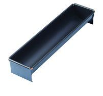 Matfer Bourgeat Exopan Non-Stick Buche Cake Mold, 13-3/4", Dark Gray