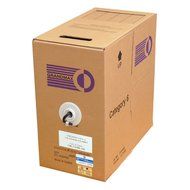 Grandmax CAT6 550MHz Shielded Solid Bulk Cable, 1000ft, STP Pull Box, CMR Rated, 100% Pure Copper, Multiple Colors... N23