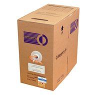 Grandmax CAT6 550MHz Shielded Solid Bulk Cable, 1000ft, STP Pull Box, CMR Rated, 100% Pure Copper, Multiple Colors... N25