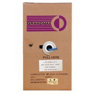 Grandmax CAT6 550MHz Shielded Solid Bulk Cable, 1000ft, STP Pull Box, CMR Rated, 100% Pure Copper, Multiple Colors... N28