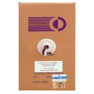 Grandmax CAT6 550MHz Shielded Solid Bulk Cable, 1000ft, STP Pull Box, CMR Rated, 100% Pure Copper, Multiple Colors... N29