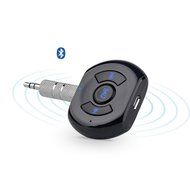 Bluetooth Receiver, Lollipop Wireless Bluetooth Car Kits Calling Hand Free Audio Adapter Transmitter for Car Home... N5