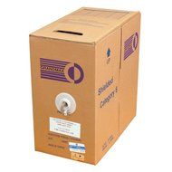 Grandmax CAT6 550MHz Shielded Solid Bulk Cable, 1000ft, STP Pull Box, CMR Rated, 100% Pure Copper, Multiple Colors... N34