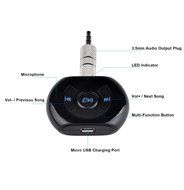 Bluetooth Receiver, Lollipop Wireless Bluetooth Car Kits Calling Hand Free Audio Adapter Transmitter for Car Home... N6