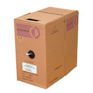 Grandmax CAT6 550MHz Shielded Solid Bulk Cable, 1000ft, STP Pull Box, CMR Rated, 100% Pure Copper, Multiple Colors... N37