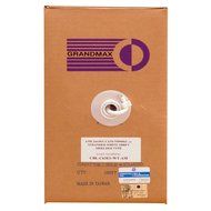 Grandmax CAT6 550MHz Shielded Solid Bulk Cable, 1000ft, STP Pull Box, CMR Rated, 100% Pure Copper, Multiple Colors... N39