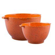 Zak Designs 2-Piece Sprinkles Batter Mixing Bowl Set, Sky Blue N2