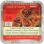 HANDI-FOIL C 20396H.120 SQUARE CAKE PAN WITH Case of 6