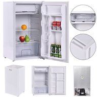 Cway 3.2 Cu. Ft. Compact Single Reversible Door Mini Refrigerator and Freezer Fridge Dorm N2